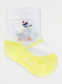 Chaussettes ecrue / jaune NAFLAVY / 18E4BFF1SOQ001