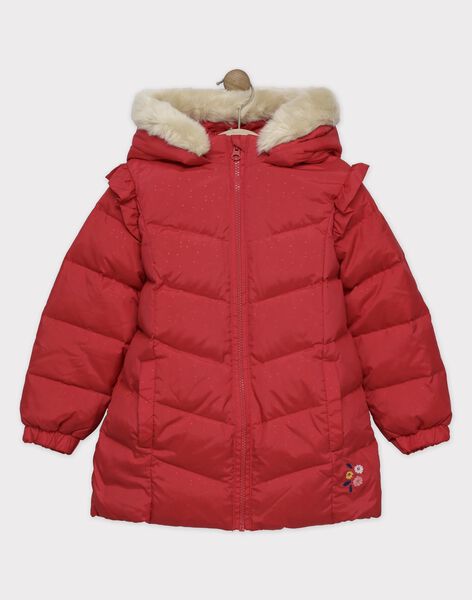 Doudoune Chaude Rose Fille Manteau Parka Et Veste Enfant Sergentmajor