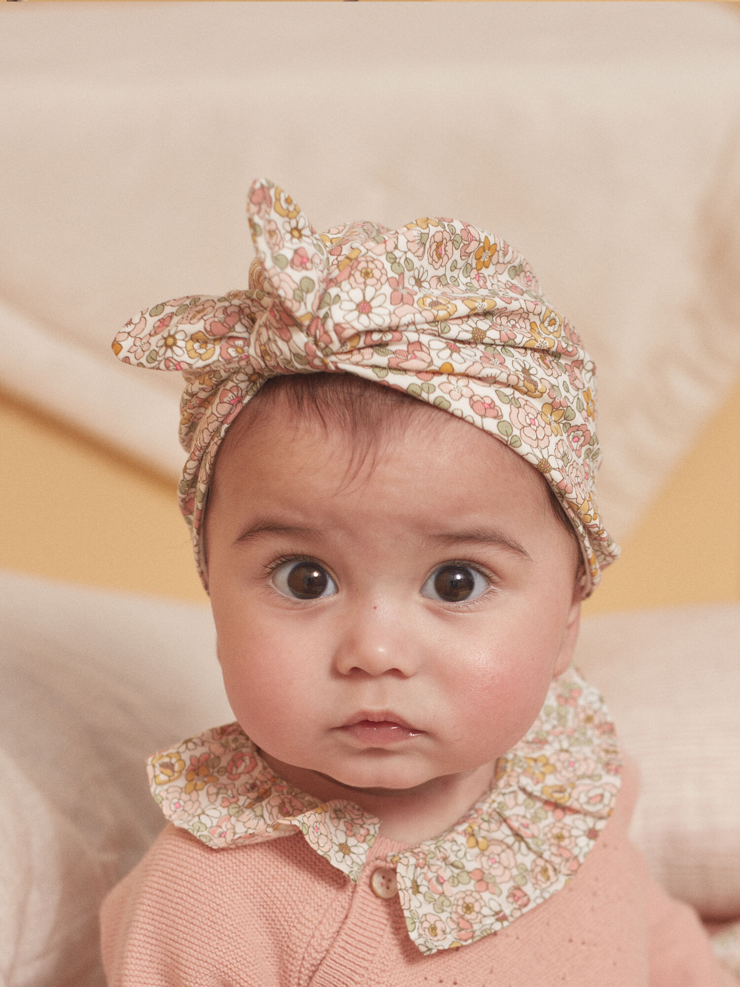 Bonnet Ecru Fille Sergent Major