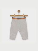 Pantalon de jogging gris chiné RAARMOR / 19E1BG21JGB943