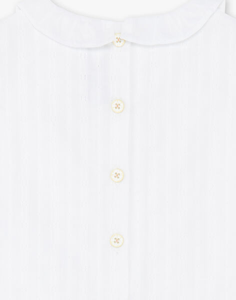 Blouse Blanche A Rayures Bebe Fille Zest Club Bebe Sergentmajor