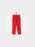 Pantalon rouge PABELOETTE / 18H2PF41PAN050