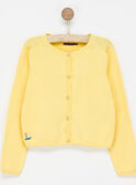 Cardigan jaune NECARAETTE / 18E2PFF1CAR010