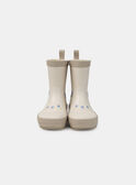 Botte de pluie beige imprimé tête d'ours Bébé Garçon NINOLANE / 25F10BG11D0C002