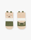 Chaussettes rayées multicolore à Jacquard ourson FAGEGE / 23E4BGD2SOQ801