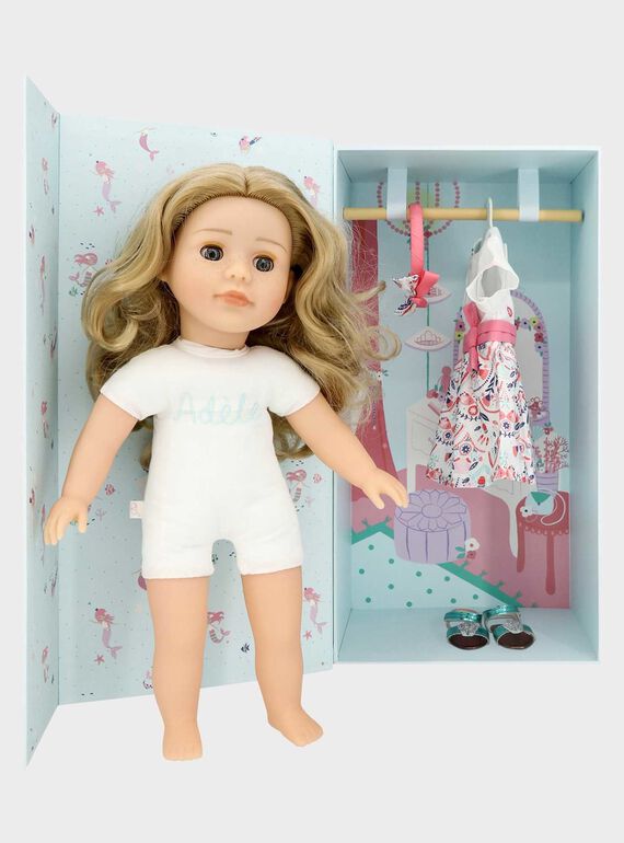 Poupée Adèle et sa boite dressing TADELE / 20EZEND1POED322