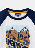 Tee Shirt Manches Longues Ecru LYRAGLAGE / 24H3PGO3TML001