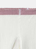 Lot de 2 collants rose uni ou blanc uni NAELOISE / 25H4BFL1COL001