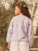 Veste violette brodée MLEJAKETTE / 25E2PFO1VES328
