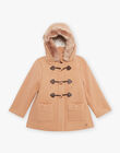 Duffle coat beige foncé DRADUFETTE / 22H2PFM2MANA014