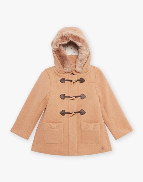 Duffle coat beige foncé DRADUFETTE / 22H2PFM2MANA014