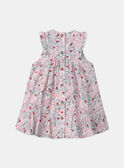 Robe fleuri à smocks LANOEMIE / 24H1BFQ1CHS001