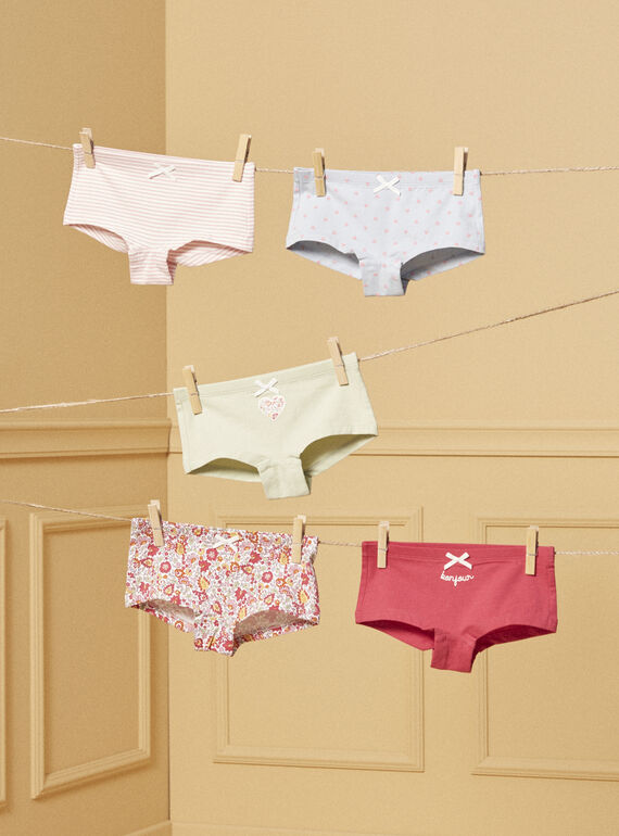 Lot de 5 shorty LUIBOETTE / 24H5PF52SHY001
