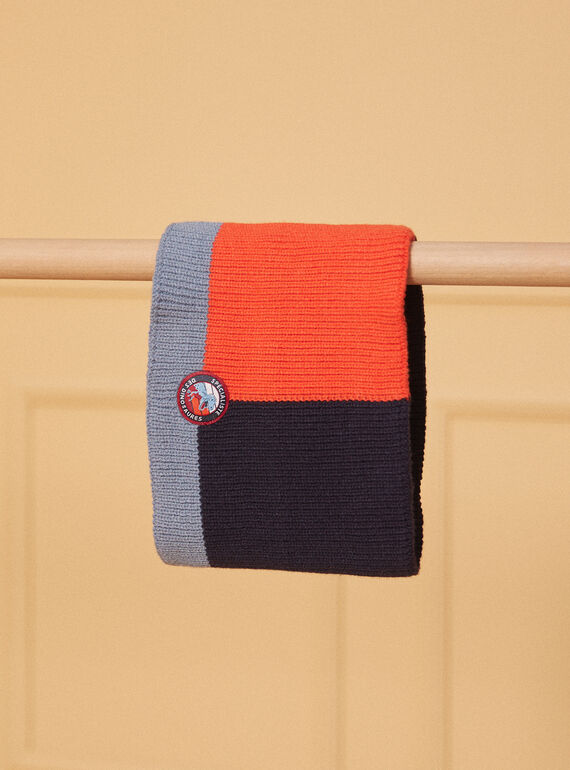 Snood maille côtelé tricolore  LISNAGE / 24H4PG71SNO070