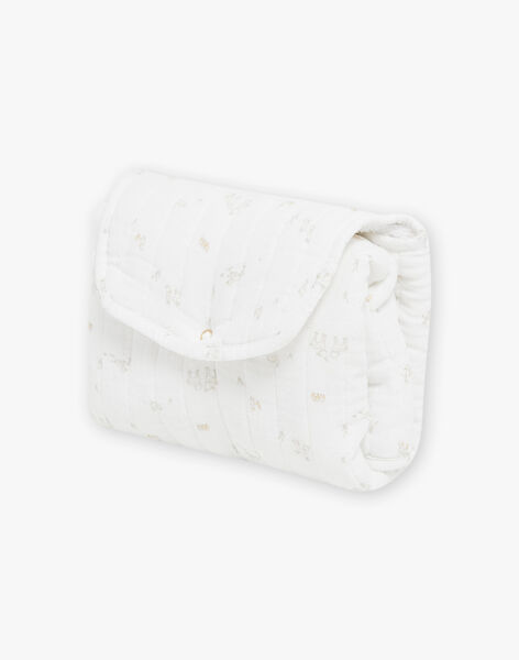 Matelas à langer de voyage vanille pliable et à imprimé animaux FULOULOU / 23E0AGY1ACD114