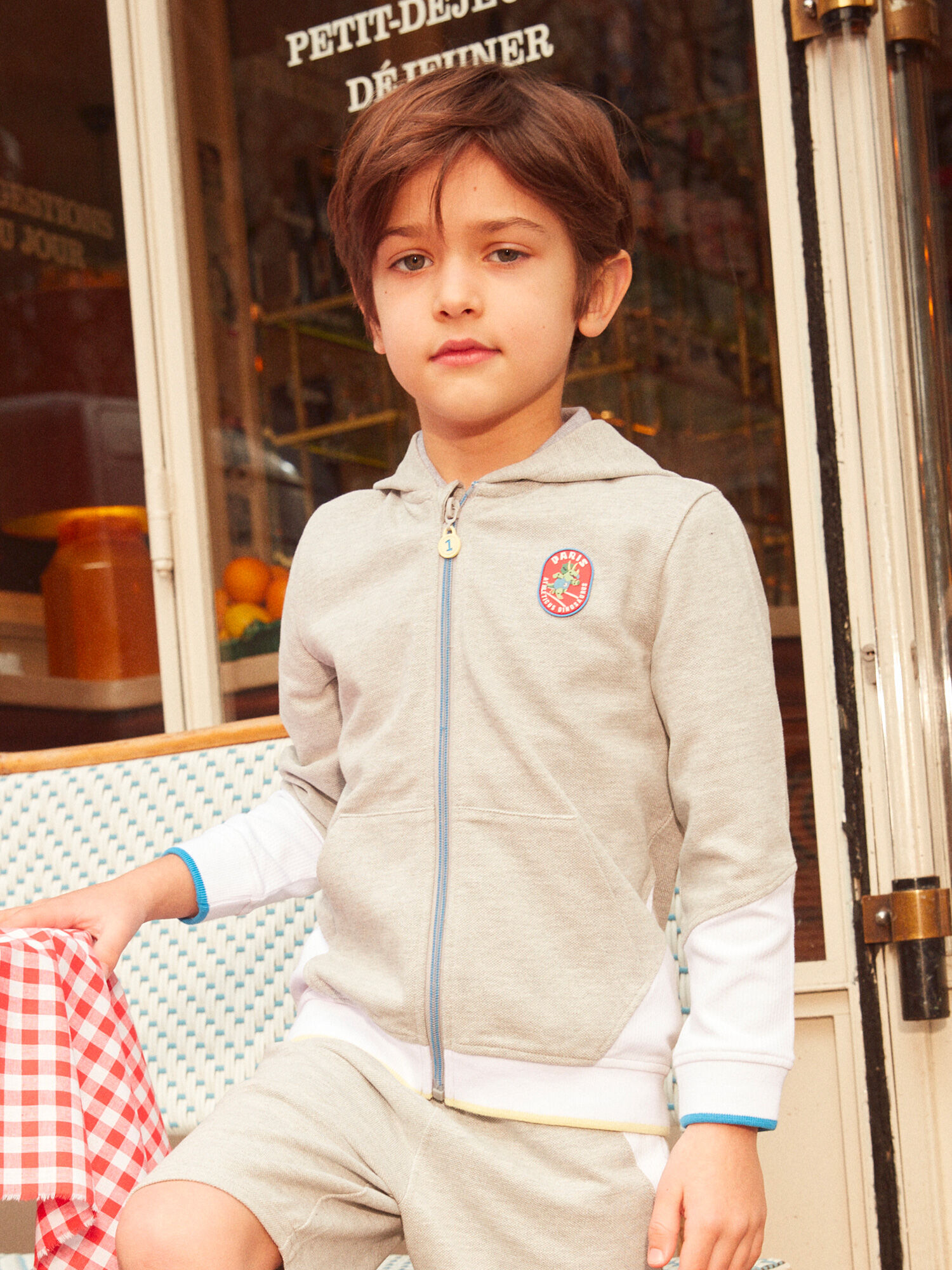 Gilet Blanc Garcon Sergent Major