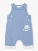 Ensemble salopette, body tee-shirt et bavoir bébé garçon ZOANGE / 21E0CGG3ENSC203