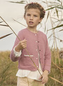 Cardigan réversible fleuri ou uni MAVETTE / 25E2PF71CAR511