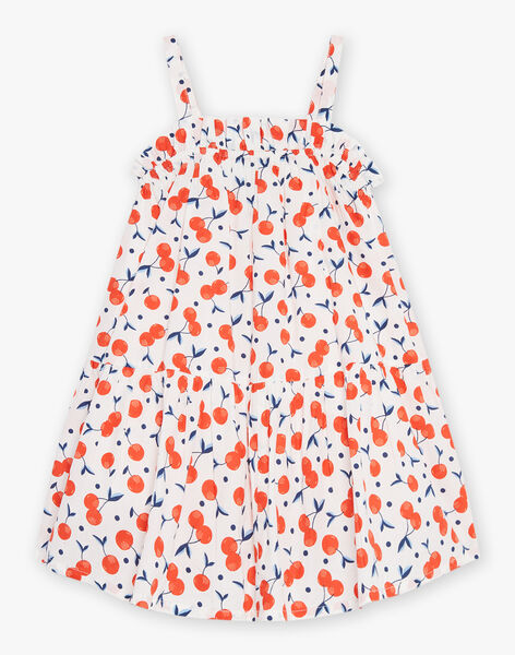 Robe écrue à imprimé cerise FLYROBETTE / 23E2PFR1ROB001