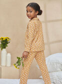 Ensemble pyjama miel à imprimé fleuri KUIMIETTE / 24E5PF51PYJ113