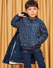 Parka 3 en 1 à capuche bleu nuit DRAVLETTE / 22H2PFG1PAR070