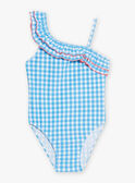 Maillot de bain 1 pièce à carreaux enfant fille CLIRETTE / 22E4PFO4D4K001