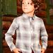Chemise à carreaux à animation fusée