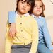 Cardigan jaune en coton