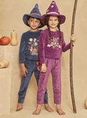 Pyjama et chapeau violet en velours GRULOAGE / 23H5PGF1PYJ705
