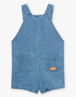 Salopette courte bleue en denim FAROMEO / 23E1BGS2SACP272