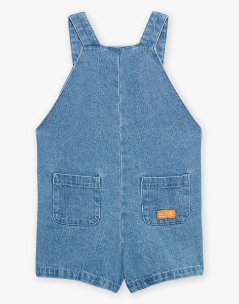 Salopette courte bleue en denim FAROMEO / 23E1BGS2SACP272