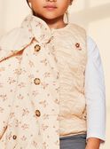 Parka beige 3 en 1 à fleurs FRATERETTE / 23E2PF51PAR808