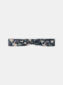 Bandeau noeud imprimé fleuri MIBANETTE / 25E4PF91BAN714