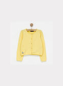 Cardigan jaune NECARAETTE / 18E2PFF1CAR010