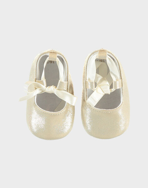Cable Sol Provisoire Chaussures Dorees Bebe Fille Absurde Veux Dire Auditeur