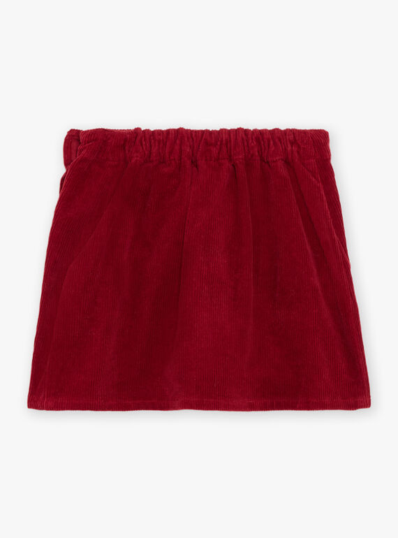 Jupe courte en velours côtelé DRIJUPETTE / 22H2PFX1JUPF526