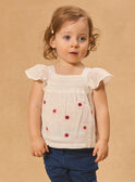 Blouse à smock brodée MALUCILE / 25E1BFJ1CHE001