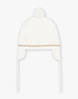 Bonnet blanc en tricot DRABROETTE / 22H4PFN2BON001
