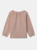 Pyjama rose en velours imprimé léopard Fille NUIMETTE / 25H5PFB4PYJI814