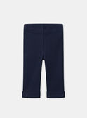 Ensemble sweat à rayures imprimé oie et legging bleu foncé Bébé Garçon NAKEVIN / 25H1BGQ1ENS009