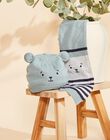 Bonnet vert d'eau en tricot avec découpe oreilles 3D FILUCAS / 23E4BG51BON614