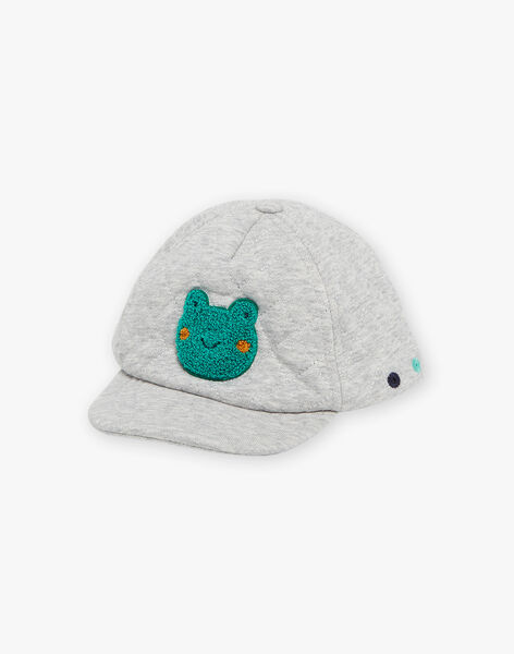 Casquette matelassée grise chiné FAROBIN / 23E4BGS1CHAJ920