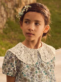 Blouse col claudine MLEBOSETTE / 25E2PFO1CHE001