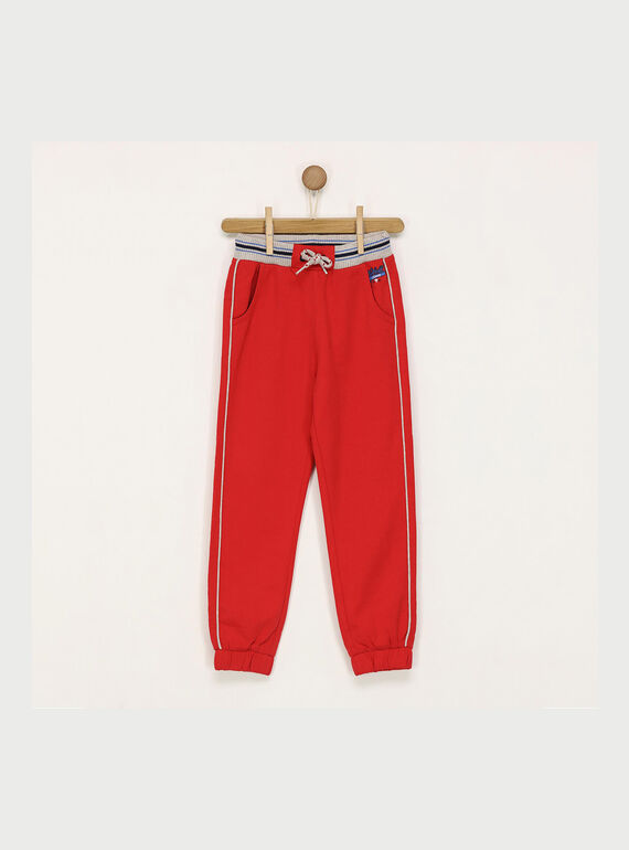 Bas de jogging rouge RABOTAGE 3 / 19E3PGB3JGB050