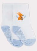 Chaussettes bleu ciel RALEWIS / 19E4BGF1SOQ001