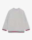 Gilet gris chiné dinosaure DICARDAGE1 / 22H3PGQ2GIL943