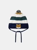 Bonnet rayé renard LIPAUL / 24H4BG73BON001
