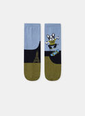 Chaussettes tricolore avec chien Garçon NUBOULAGE / 25H4PGQ1SOQC237