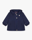 Manteau à capuche 2 en 1 bleu marine DINORA / 22H1BFG1PAR070