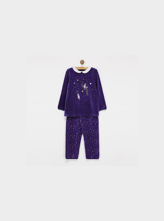 Pyjama violet PIWAETTE / 18H5PF53PYJ708